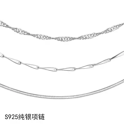 925 sterling silver necklace female short collarbone Japanese Korean fashion versatile accessories silver jewelry couple birthday gift