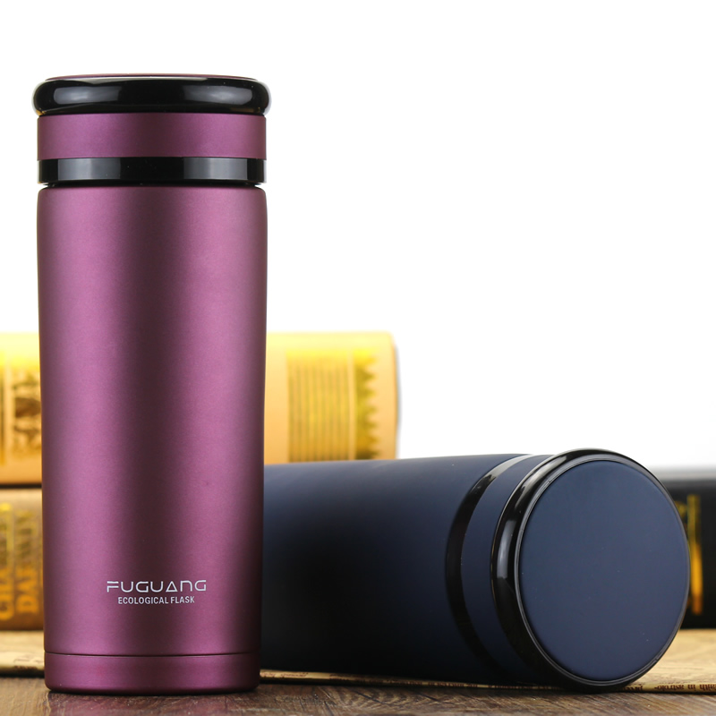Fuguang Purple Sand liner cup Large capacity tea cup with lid Office water cup Men's lettering cup