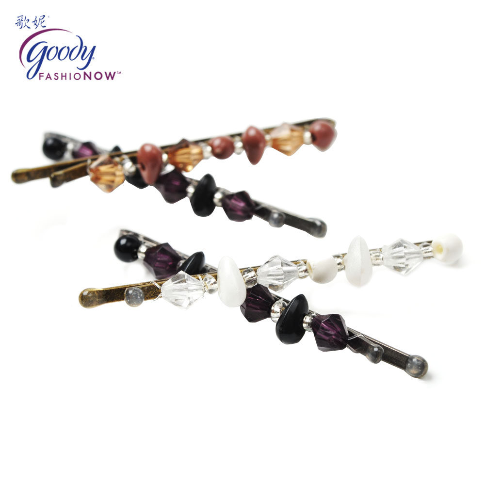 进口 美国Goody/歌妮发饰 欧式发夹 公主头边夹 流海夹 对夹4个