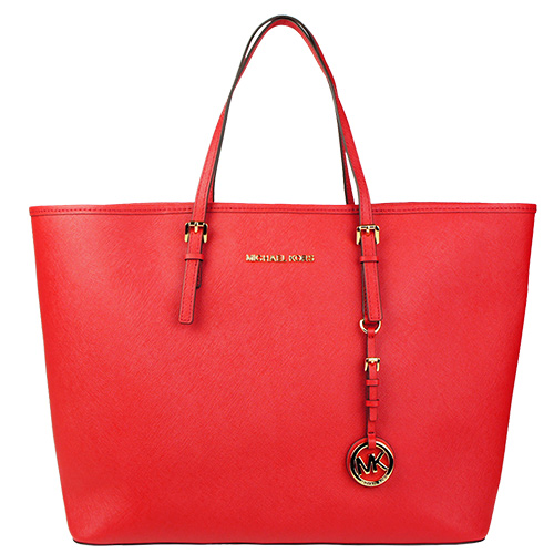 【12/22,23 两日限定】MICHAEL KORS 经典LOGO牌饰托特包(大/红)
