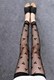 Spring, summer and autumn lace hollow leggings wear mesh anti-exposed elastic nine-point pants thin large-size small foot trousers