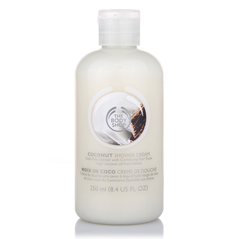 The body shop/美体小铺椰子牛奶身体沐浴露乳 250ml白皙滋润