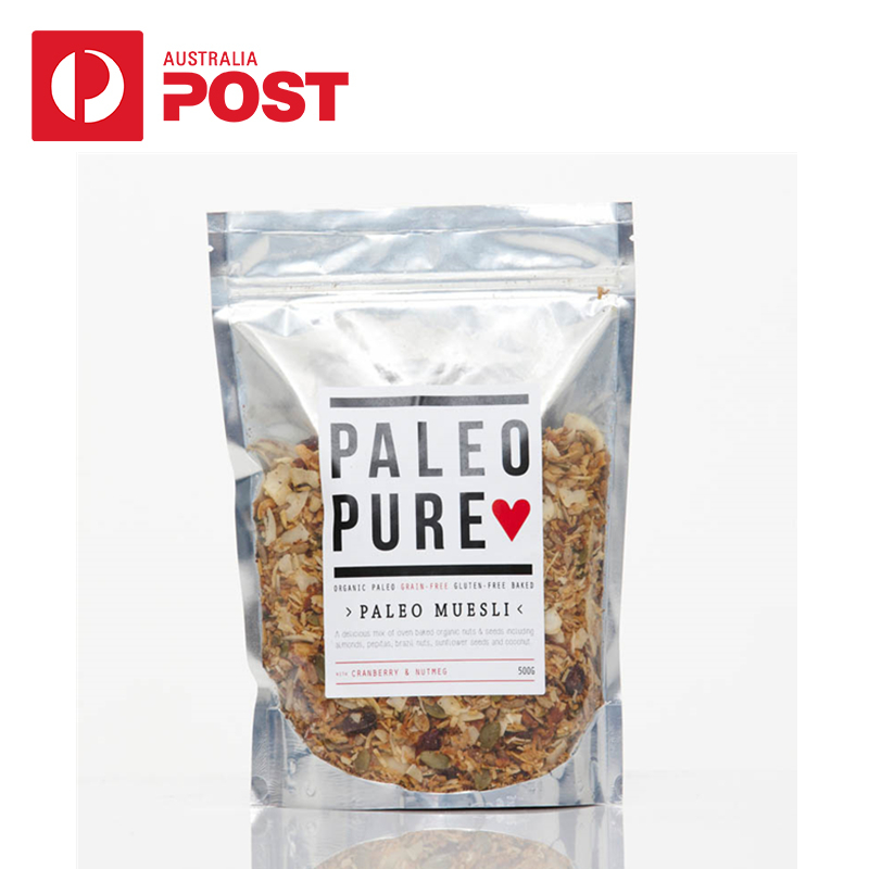 Paleo Pure 蔓越莓&肉豆蔻谷物早餐 酥脆营养（无糖无燕麦）500g