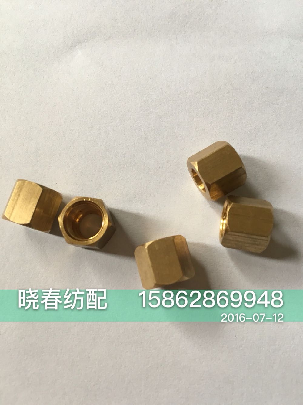 Air jet loom accessories auxiliary nozzle M8 copper nut 604569 copper connector Tagoma Day red flag star shine