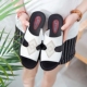 Dép đi trong nhà mùa hè Dép có đế dày và dép Dép nữ có dây đeo thoáng khí và thoải mái Giày đế bằng trơn Giày đế mềm dép quai hậu nữ 2021 Dép