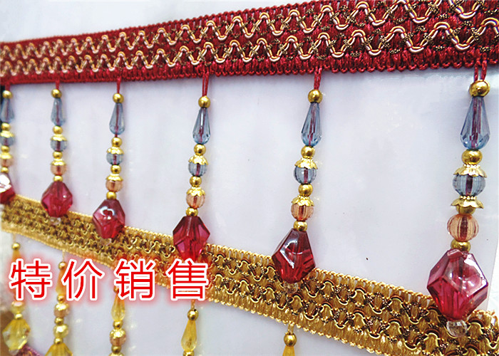 Explosion hot - selling curtain accessories Accessories decoration Crystal beads of upscale super - large - grade crystal lace