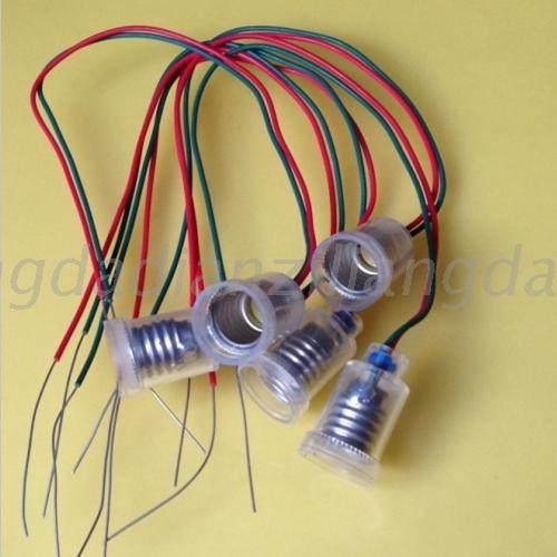 E10 Small Lampholder Lamp Head Vintage Flashlight Bulb Head Physical Experiment Bulb Head With Line Lamp Head LampHolder