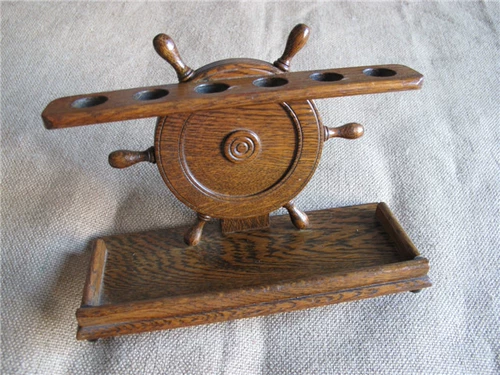 Британский импортный старый модный дубовый ведро классический дизайн руля лодки