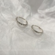 [Khác] chic Thái bạc thư Hy Lạp nhẫn phong cách Hàn Quốc ins gió sterling bạc nhẫn nữ S183 nhẫn trọn nam vàng 18k Nhẫn