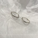 [Khác] chic Thái bạc thư Hy Lạp nhẫn phong cách Hàn Quốc ins gió sterling bạc nhẫn nữ S183 nhẫn kim cương nam pnj Nhẫn