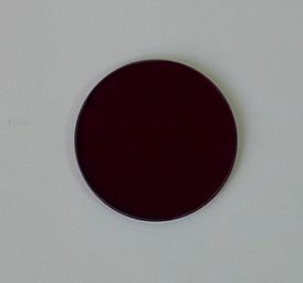 红色玻璃 红色滤光片 HB650 650前截止滤光片 30*2mm