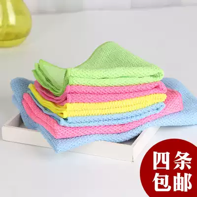Tablecloth supplies do not stain with oil, do not lose hair towel dish cloth household absorbent rag corn grain fish scale artifact