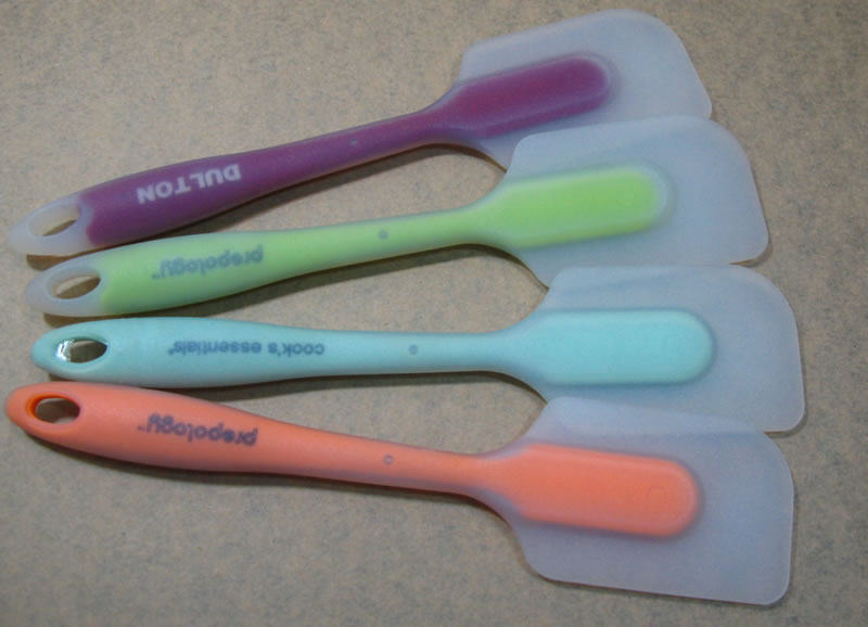 U.S. silicone scraper integrated silicone stirring cake cream spatula spatula mixing knife spoon baking