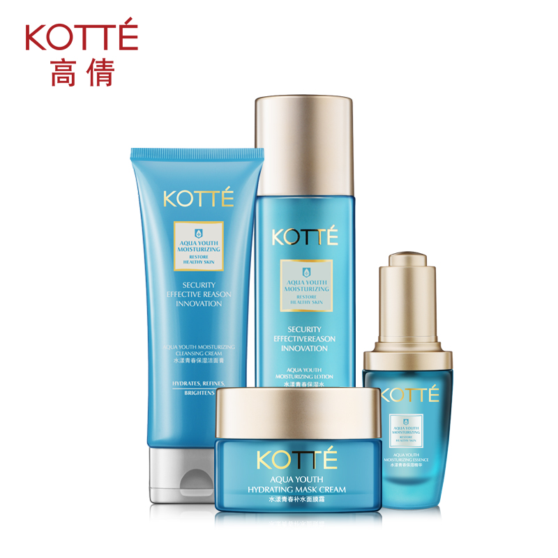 KOTTE/高倩水漾青春保湿4件套320g/ml