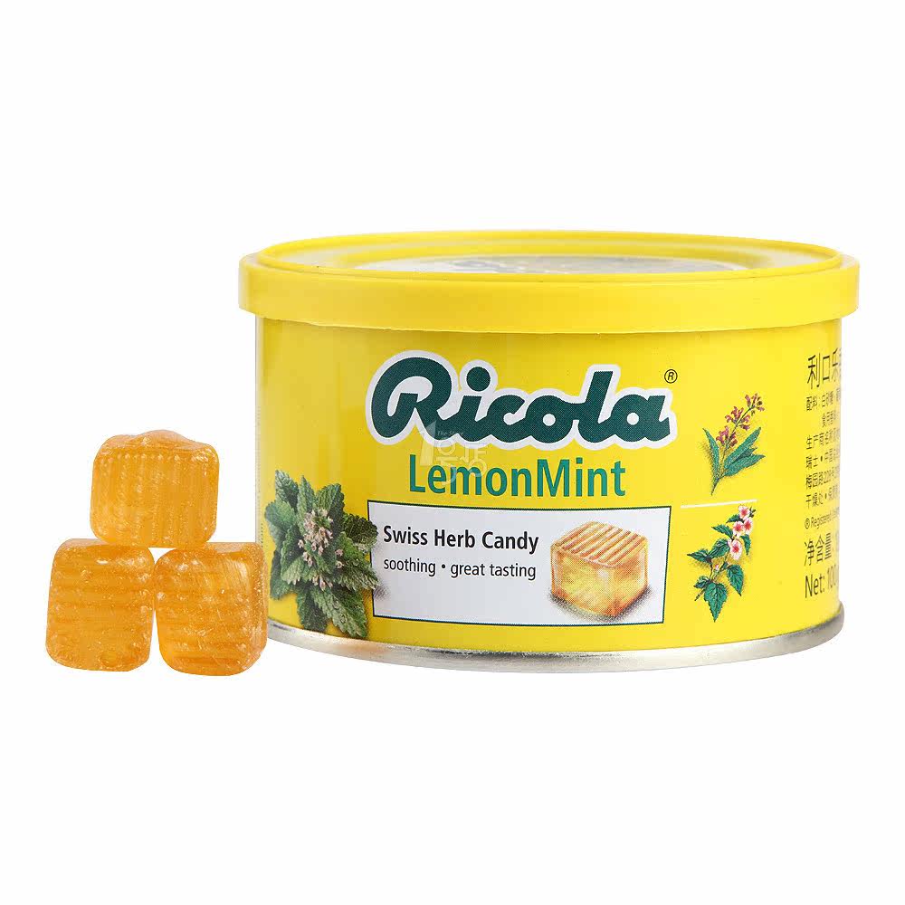 利口乐 香草糖 柠檬味 100g 瑞士