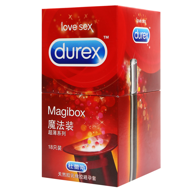 杜蕾斯魔法装避孕套 热感超薄情迷安全套 18只成人情趣用品