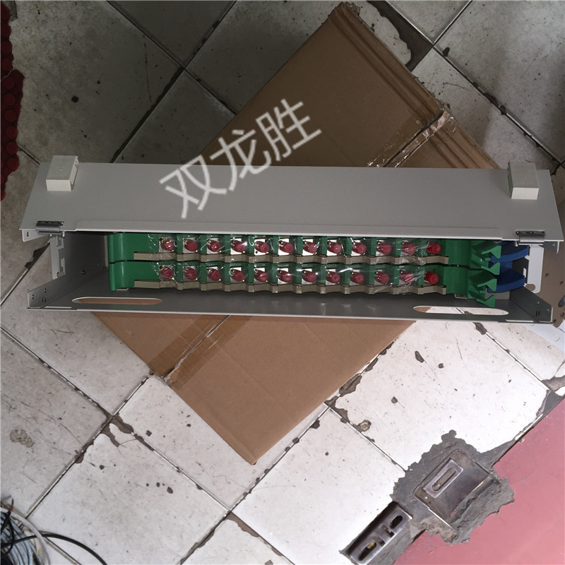 Full fit 24 Core ODF shelf 24 ODF shelf 24 mouth optical fiber fit line frame 24 mouth ODF unit body 24 core matching wire frame