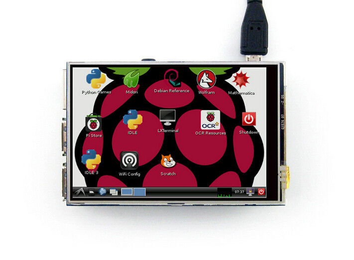 Spot Negotiable Raspberry Pi 3 5 Inch Resistance LCD Raspberry Pie Touch Screen Display