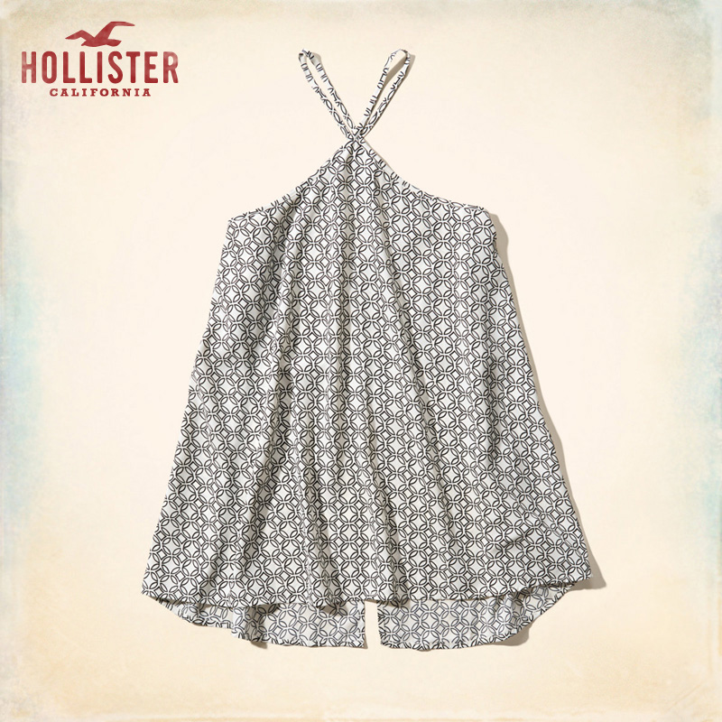 Hollister 高 V 领束腰吊带衫 女 91878