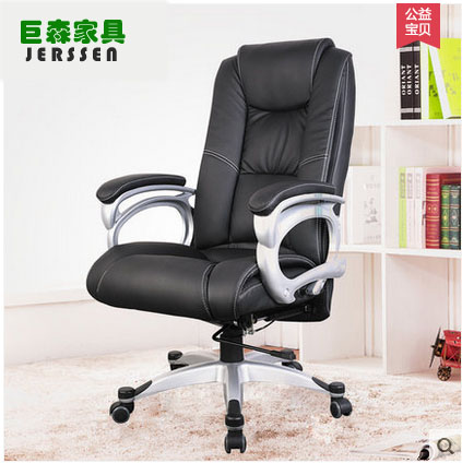 Factory Direct Selling Office Furniture Black Atmosphere Boss Chair Han Leather Boss Swivel Chair Manager Chair