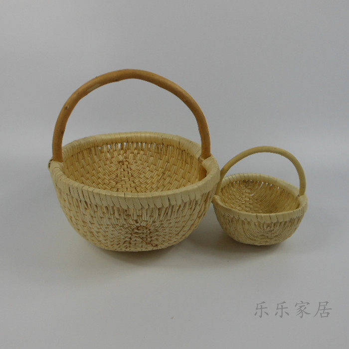 Large Citron Wicker Chicket Wicker Basket Handicrafts Willow basket Basket Wedding baskets Wedding Hotels Supplies Dustpan