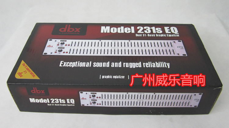 Imported Components 231/231S Dual 31-Band 2U Professional Stage Performance Home Equalizer Factory Direct Sales
