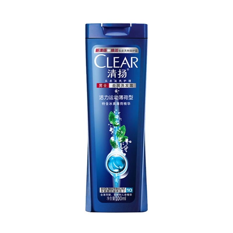 清扬洗发水男士洗发露100ml 体验装 换购品