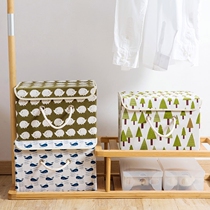 Home Cotton Flaw Folded Cartoon Storage Case Cardbox Clothing Clothing Clothing Box Clothing Box
