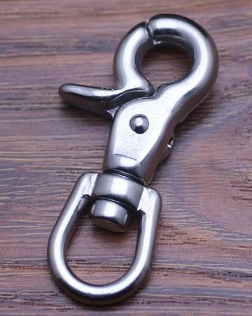New 304 Stainless Steel Shrimp Buckle Dog Hook Key Buttoned Wallet Shackle Buttoned Pants Chain Buckle Decoration Hook Outdoor