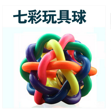 宠物狗狗玩具泰迪贵宾金毛犬玩具发声七彩球猫咪