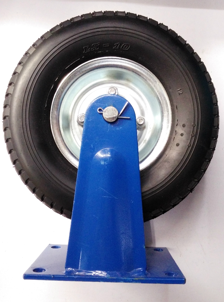 Taiwan WIN RUBBER 10 INCH ORIENTATION WHEEL CASTORS WHEELS WITHOUT BRAKE MUTED EXPLOSION PROOF TIRE FIXING WHEEL