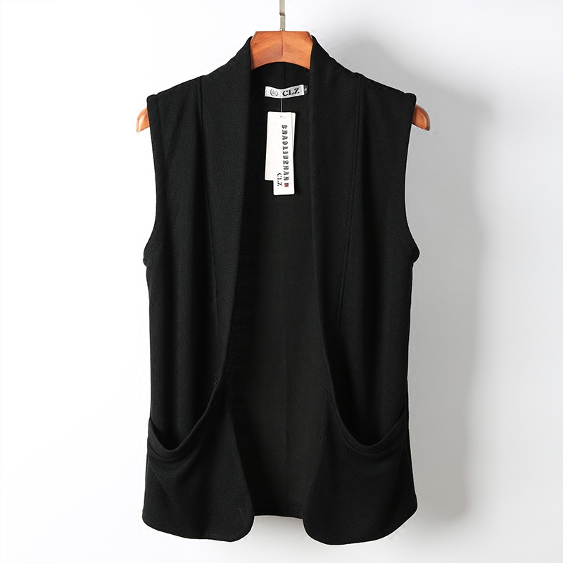 Spring and Summer Men's Vest, Korean Style Slim Fit Sleeveless Knitted Cardigan, Thin Vest, Stylish Trendy Jacket