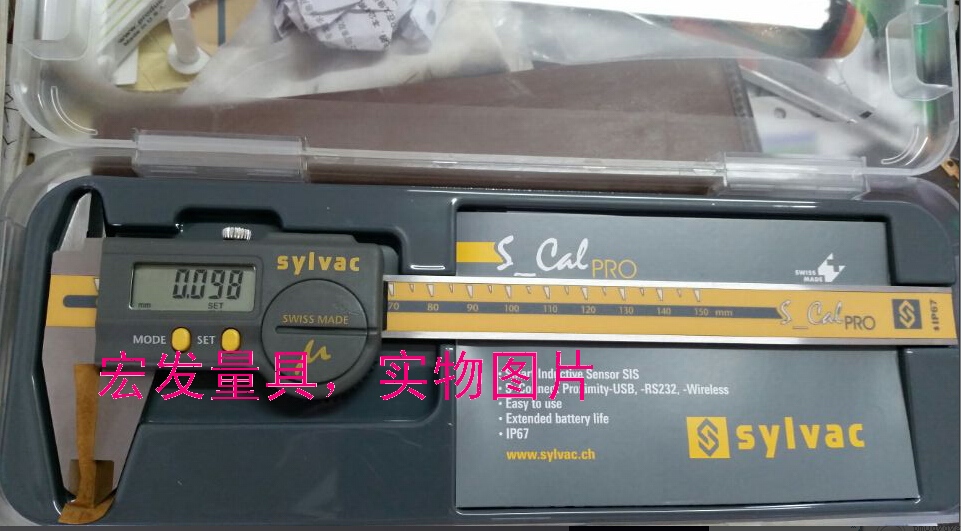 Swiss Sylvac thousands of 910 910 9502 0001m m 0001m m 0-150mm measuring range