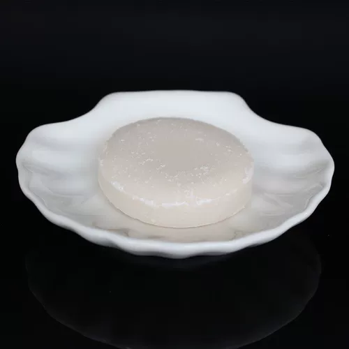 Прозрачная акриловая мыльница круглой формы в форме ракушки, мыльница, мыльница, принадлежности для туалетной комнаты в гостиничном номере