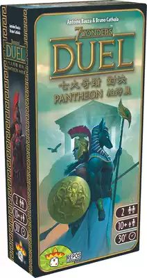 (Bulygames) Seven Wonders: Duel 2 edition expansion pantheon Chinese board spot