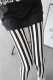 2019 mùa thu mới quần legging sọc đen trắng có thể mặc bên ngoài quần skinny nữ mỏng chân mùa xuân và mùa thu thủy triều Hàn Quốc - Khởi động cắt quần đũi nữ đẹp Khởi động cắt