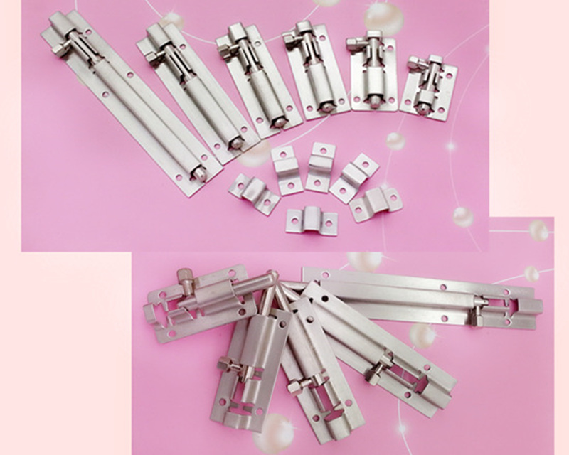 Stainless steel 2 inch dark stainless steel bolt door bolt door bolt door plug door top door lock door hardware accessories