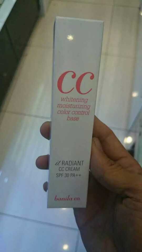 香港代购 sasa Banila.Co/芭妮兰 透亮保湿调色CC霜SPF30 30ml
