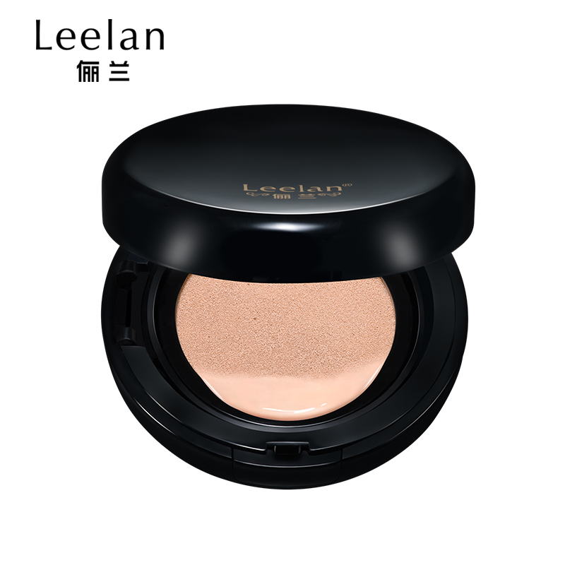 leelan俪兰水母修护遮瑕保湿嫩白持久服帖气垫BB霜粉饼送替换装
