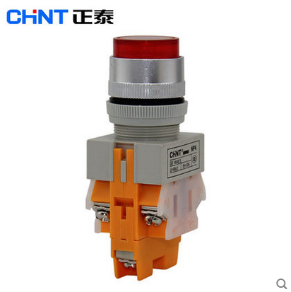 Positive Thai button NP4 LAY7-11DN red 220V 24V with lamp self-reset button