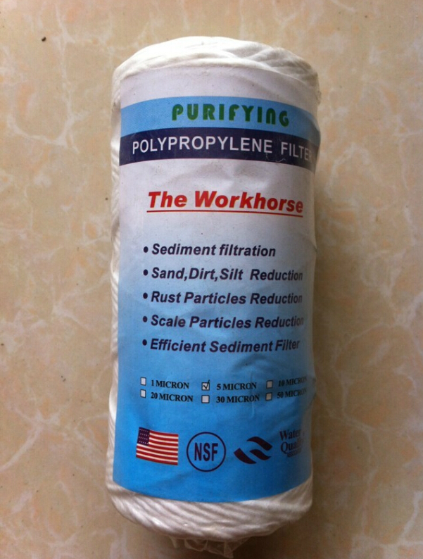 5 inch 125mm wire wound filter element wound filter element filter cotton core honeycomb filter element