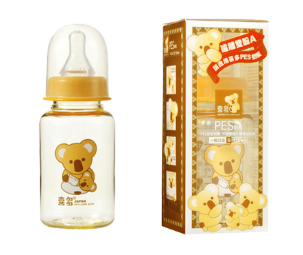 喜多 一般口径 标准型直筒式PES奶瓶S120ML