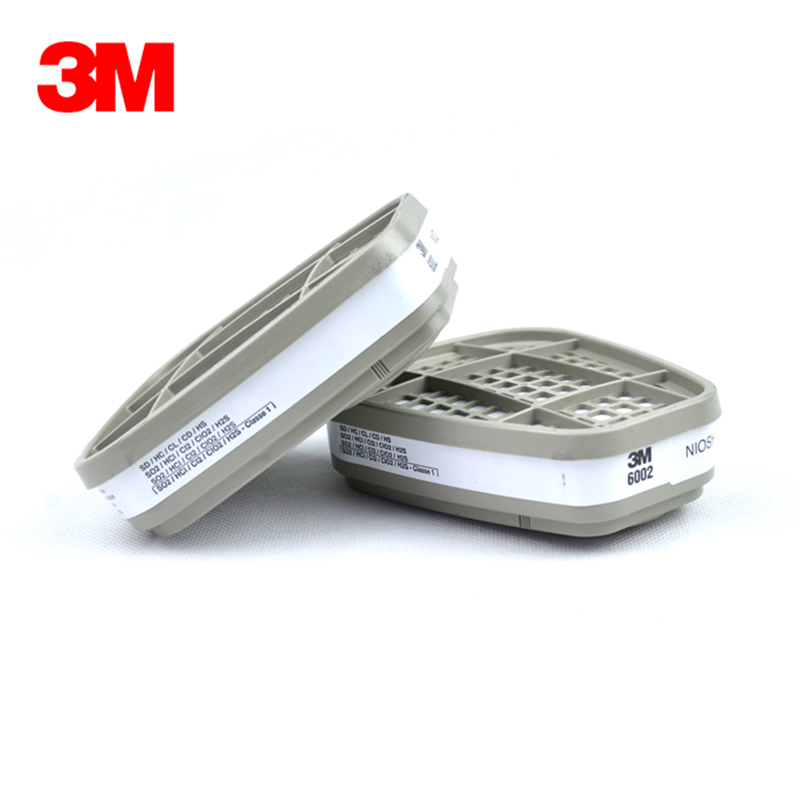 3M 6002酸性气体滤毒盒 防硫酸盐酸 氯化氢 二氧化硫