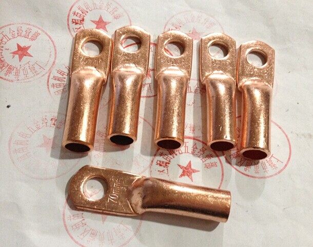 DT copper end copper joint DT-10MM series copper terminal copper terminal crimping terminal