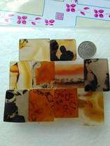 Natural agate stone* ore mineral crystal specimen strange stone polished stone pendant play piece