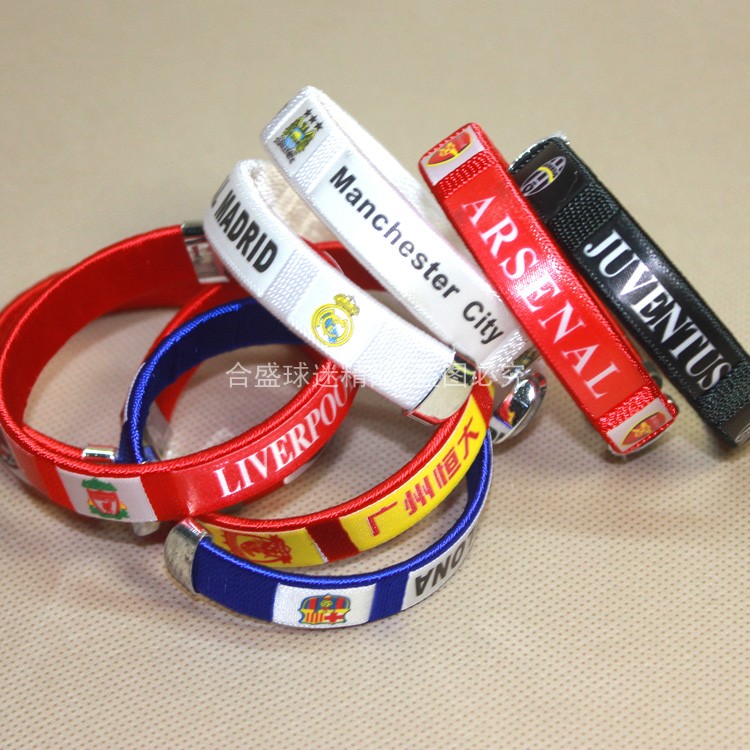 Football fans Real Madrid Barcelona AC National Milan Arsenal Paris Chelsea Juve bracelet bracelet strap
