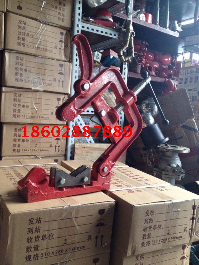 4 inch pipe longdoor clamp pipe clamp of tiger clamp clamp of door frame manual wire machine installation iron pipe clamp
