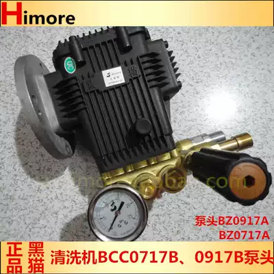 Suzhou black cat high pressure cleaning machine indenter 0917 Black cat car washing machine plunger pump assembly BZ0917A copper