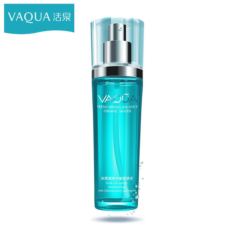 VAQUA专柜活泉冰泉清爽平衡紧肤水105ml控油补水清爽收毛孔