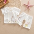 Mùa hè đồ lót trẻ sơ sinh đặt 0-3 tháng bé bông nhà sư dịch vụ sơ sinh bé ngắn tay đồ lót phù hợp với Quần áo lót